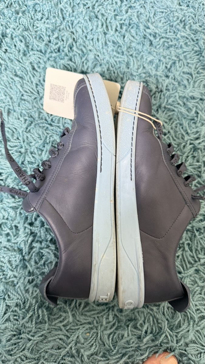 Chanel Scarpe da donna: Chanel Navy Leather – Usato da Kloten venduto da liu_65tx 3