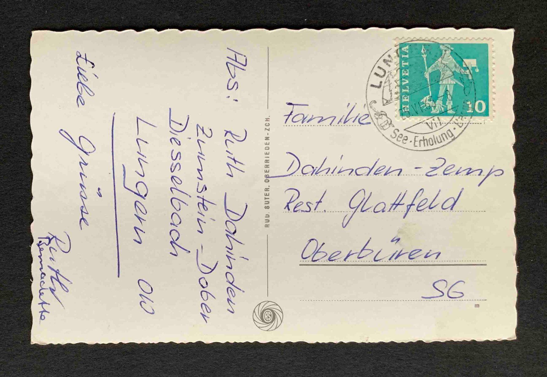 Cartoline postali: AK Lungern OW Strandbad – Usato da Goldau venduto da artelier1 1