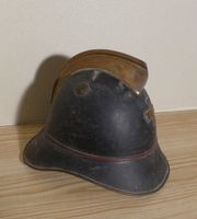 Alter Feuerwehrhelm, Metall, Schweiz.