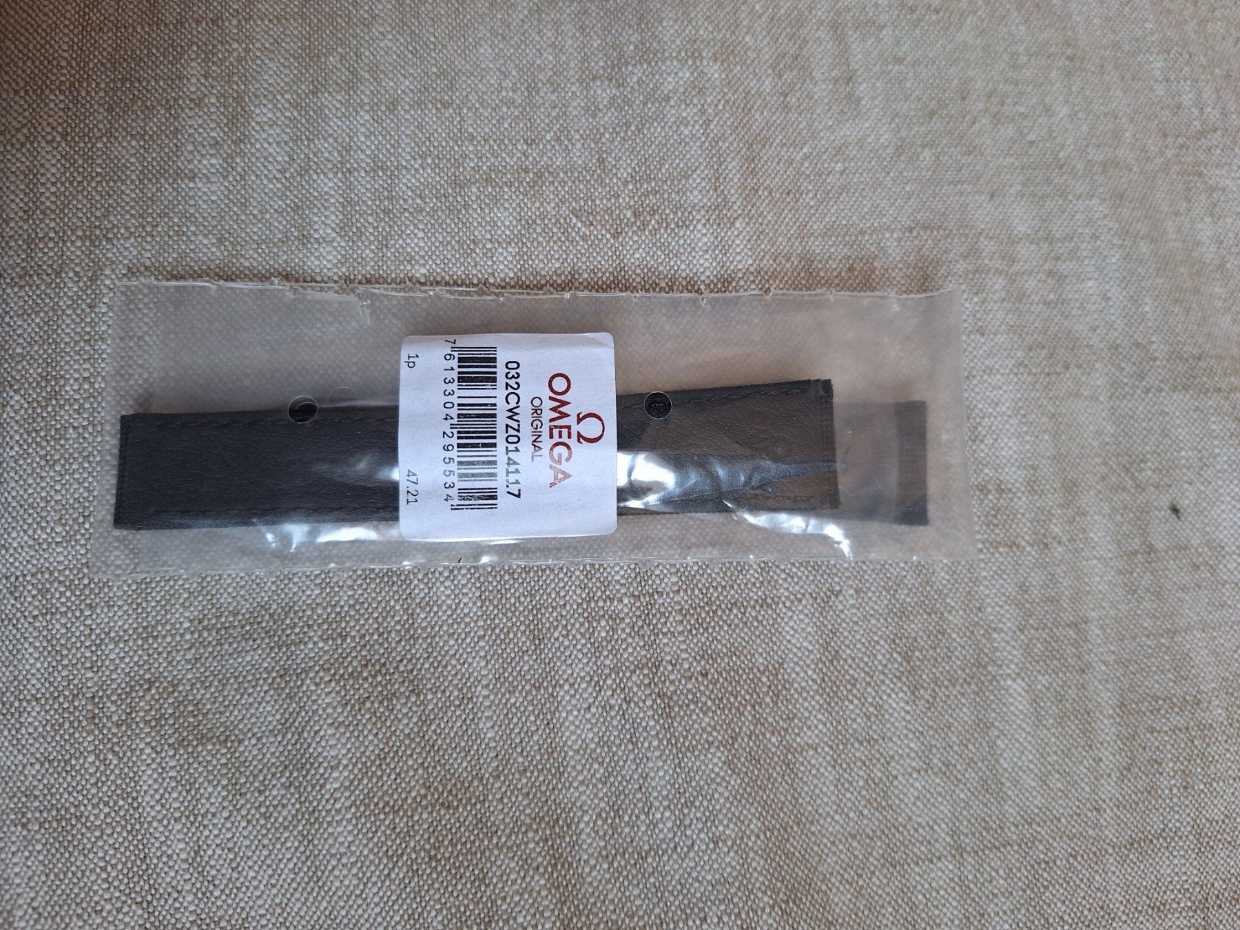 Omega Armbänder & -reifen: Bracelet Speedmaster Moonwatch Professional en textile noir – Neu und originalverpackt aus Colombier NE von Mecqueton 2