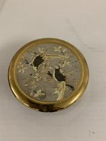 Schmuckdose "The Art of Chokin" Vögel Gold 24K Japan Vintage