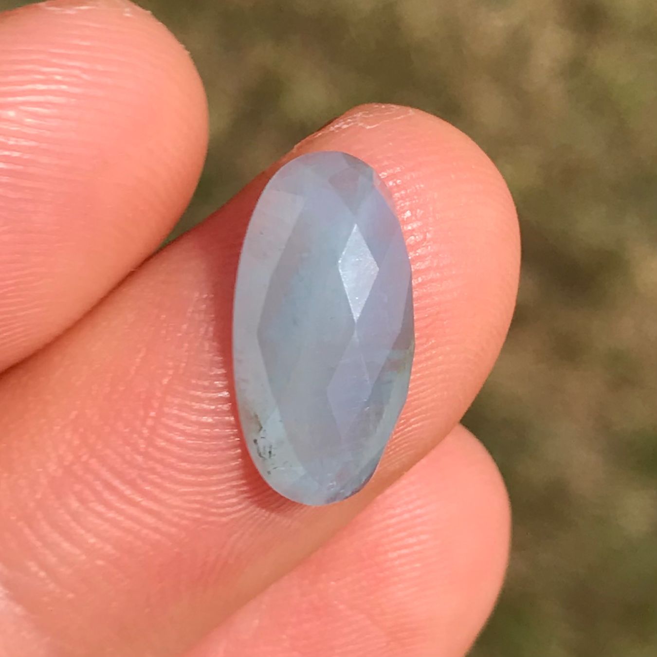 Pietre preziose: Aquamarin Cabochon, Rosenschliff, 4.5 Karat – Nuovo (secondo la descrizione) da Biel venduto da djvalbnc 1