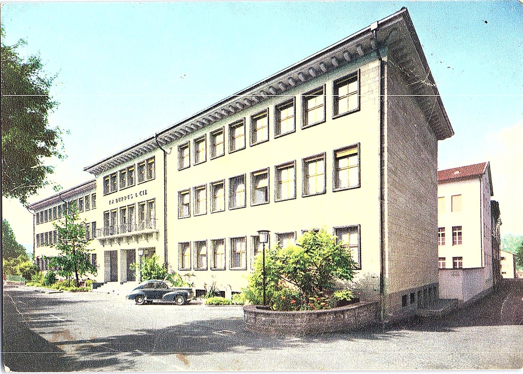Cartoline postali: AK BONCORT Manufactures de tabac et cigarettes  1958 – Usato da Würenlos venduto da KKMeister