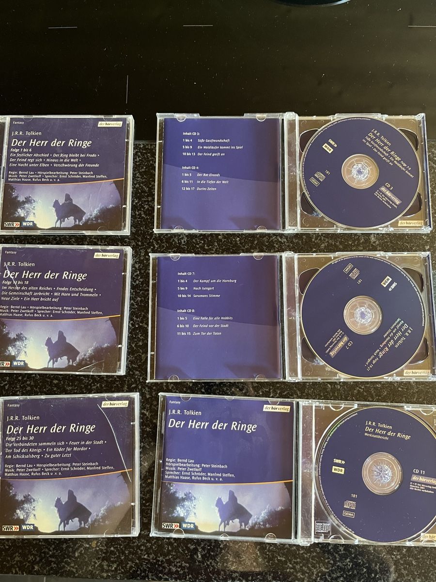 Audiolibri: Der Herr der Ringe Hörbuch – Usato da Schiers venduto da and_txz8 1