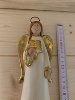 Weihnachtsdeko Engel Figur Gold 35cm hoch
