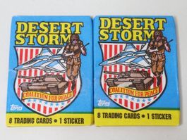 1991 Desert Storm Trading Cards Wüstensturm  US Army Krieg