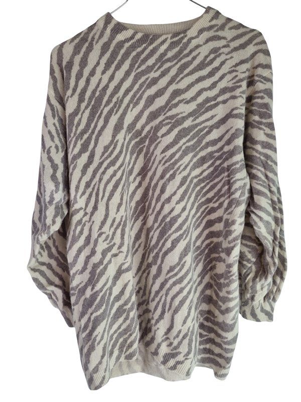 Pulls & Sweat-shirts: Wollpullover beige-braun gestreift Gr.S – D'occasion à Wangen b. Olten par Restwert_Wangen