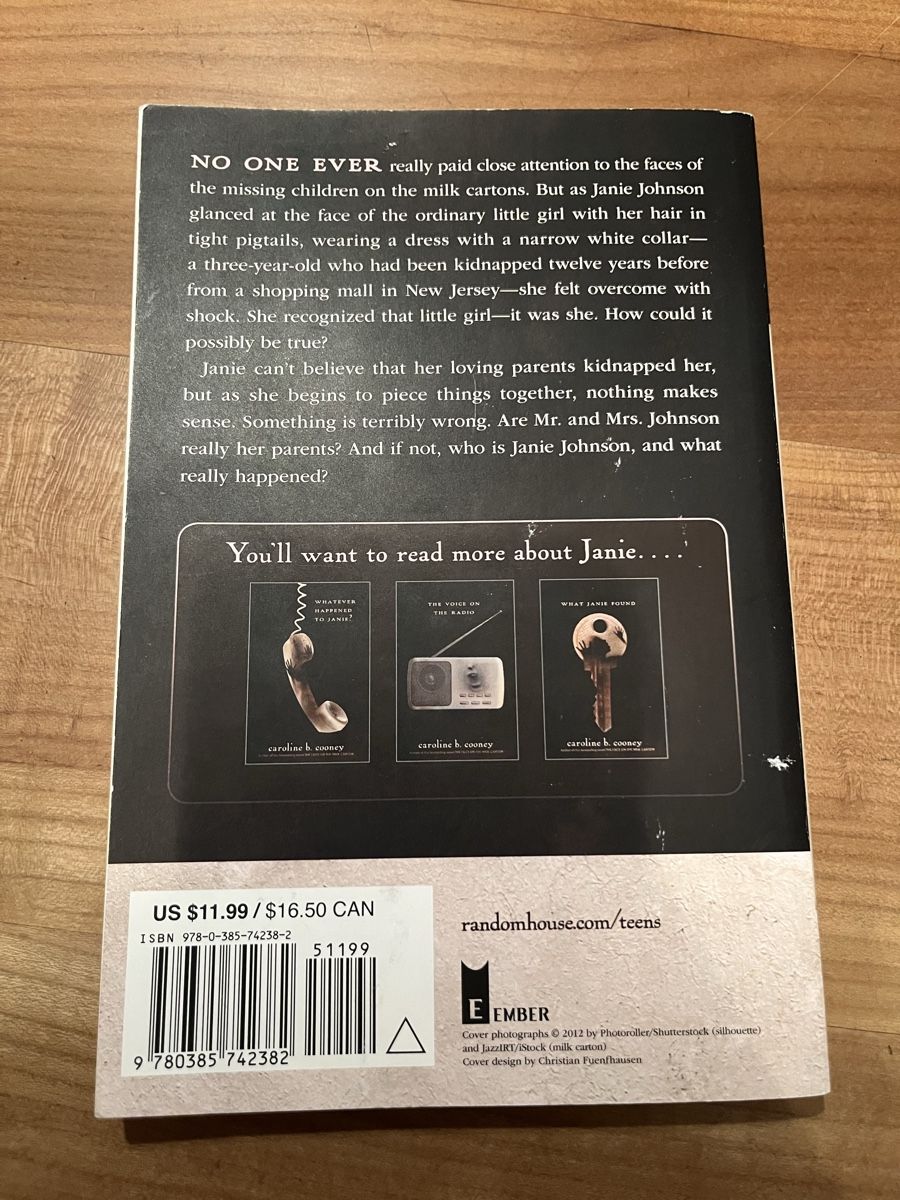 Libri: The Face on the Milk Carton – Usato da Oberthal venduto da rah_6sbk 1