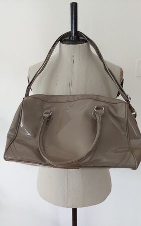 Tasche Lack H&M graubeige