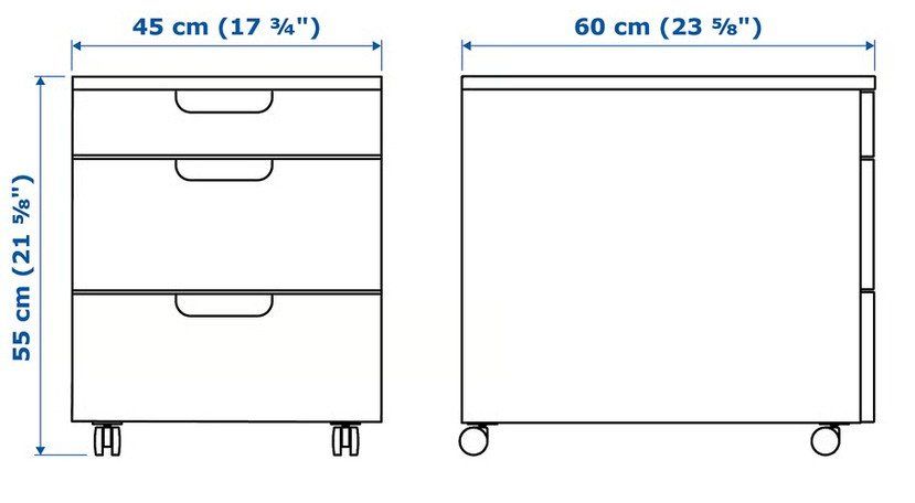 Ikea Banconi: IKEA Galant Rollcontainer weiss – Usato da Glattpark(Opfikon) venduto da Carpri 2