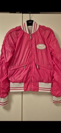 Giacca bomber Gaudi rosa con logo usato buone condizioni
