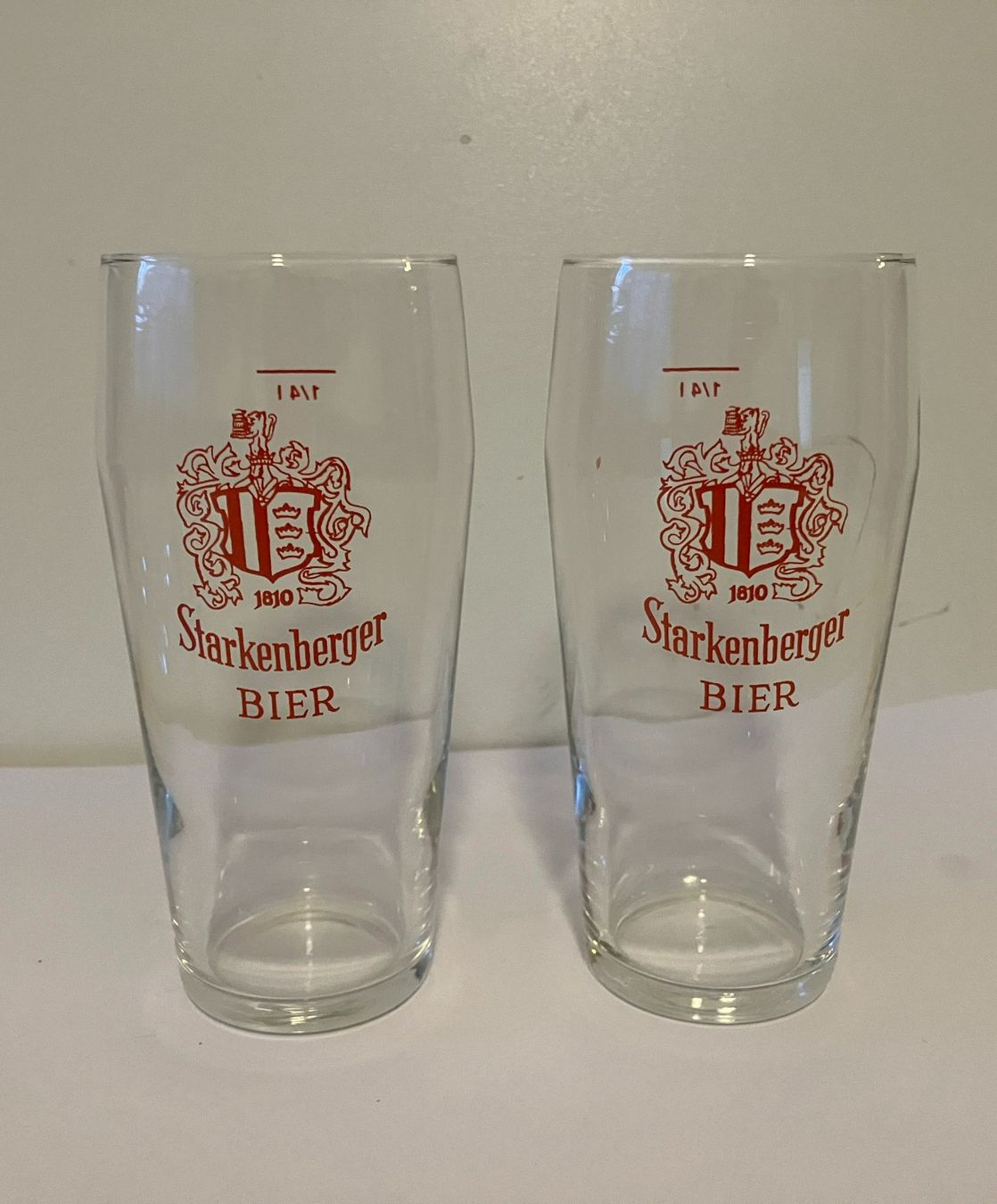Verres: 2 Starkenberger Biergläser, 2.5dl – D'occasion à Basel par djwwpp