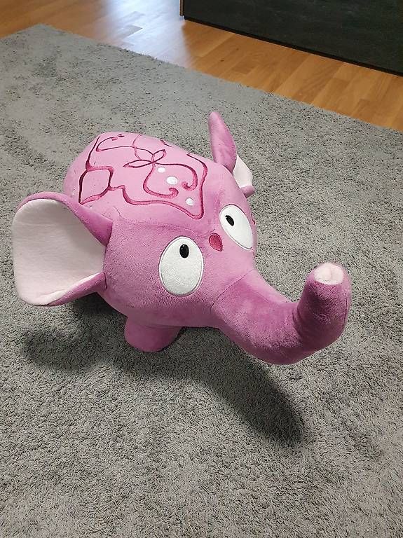 Nici Giocattoli: Grosser Pinker Plüsch Elefant von NICI – Usato da Rorschach venduto da bet_sq92