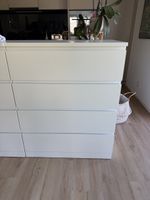 MALM Kommode mit 4 Schubladen, weiss, 80x100 cm