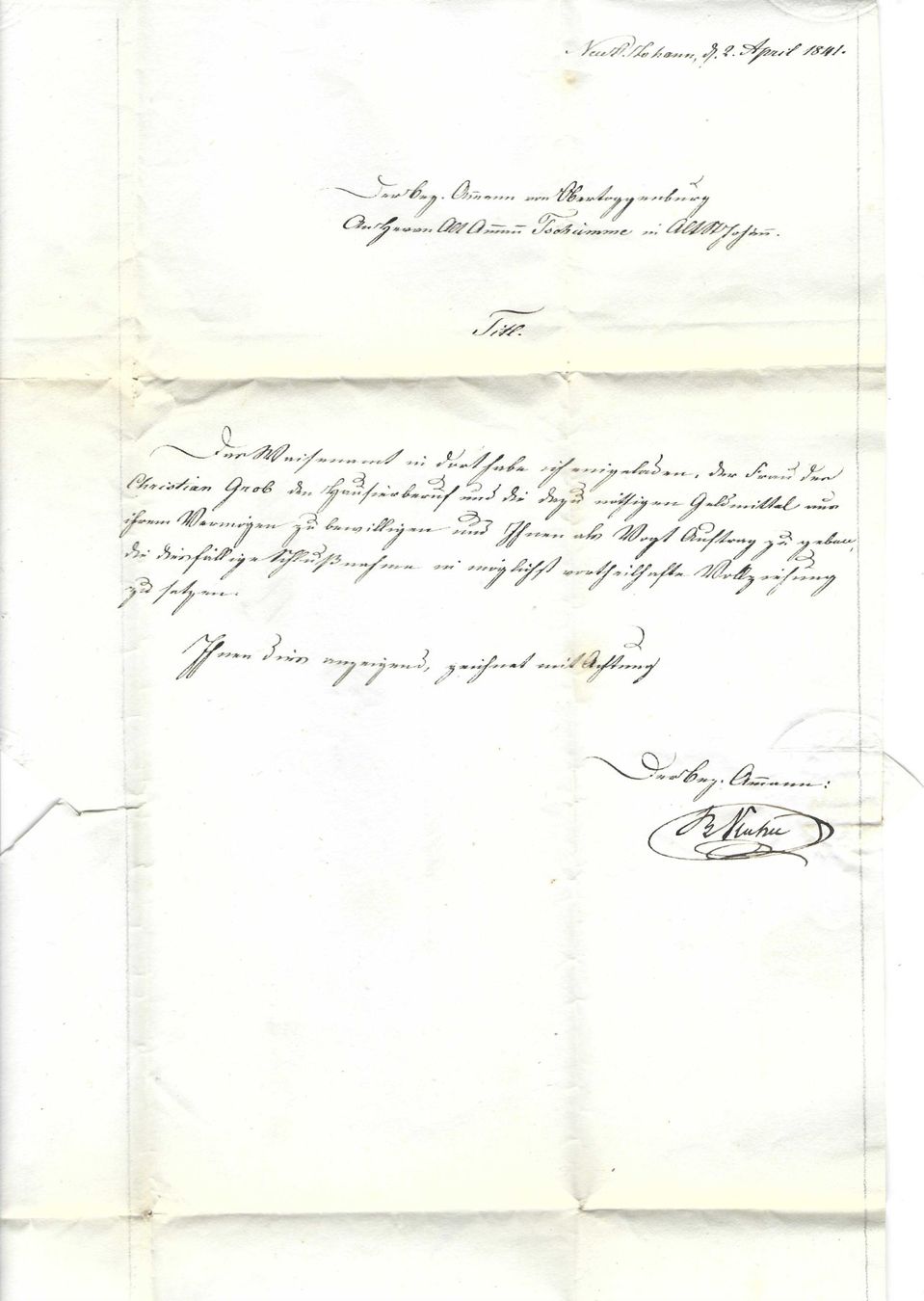 Tutti i francobolli: Faltbrief Nesslau - Alt St.Johann 1841 – Usato da Wildhaus venduto da Brunphil 1