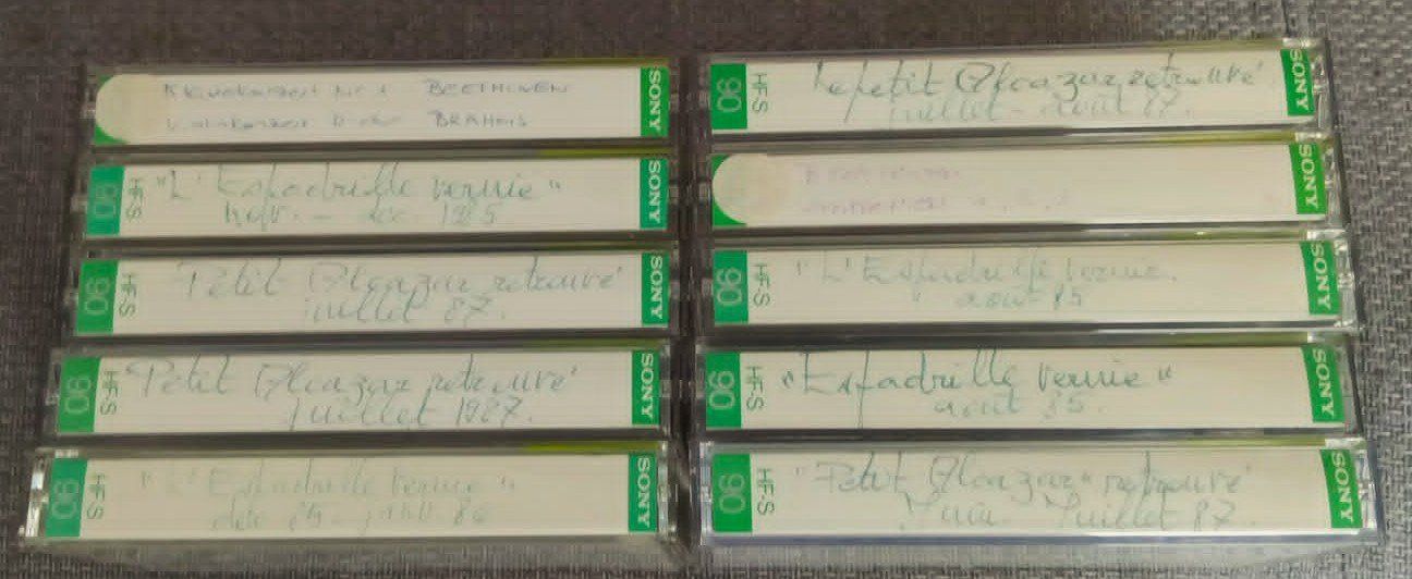 Musicassette: Sony HF-S 90 / 10 x cassettes MC - 1985 – Usato da Le Locle venduto da borgespatricia 1