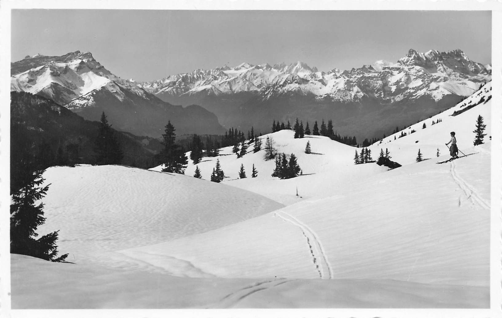 Cartoline postali: Leysin – Usato da Biasca venduto da Blenio71