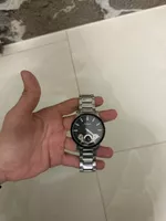 Herrenuhr Fossil Edelstahl schwarz guter Zustand
