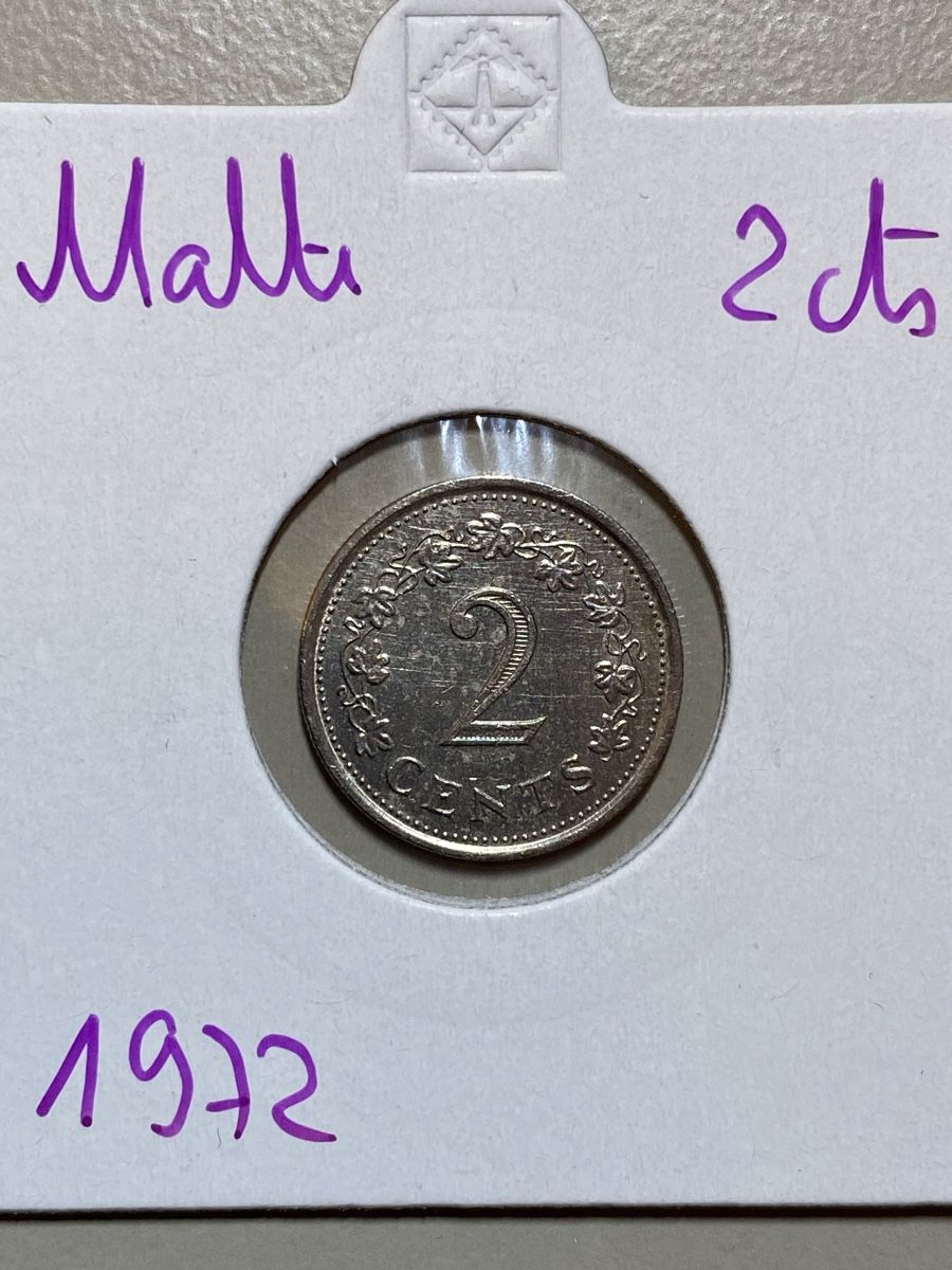 Toutes les monnaies: Malte - 2 centimes - 1972 – D'occasion à Payerne par Mike1682