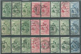 1900 Weltpostvereins-Jubiläum 24x, unbestimmt
