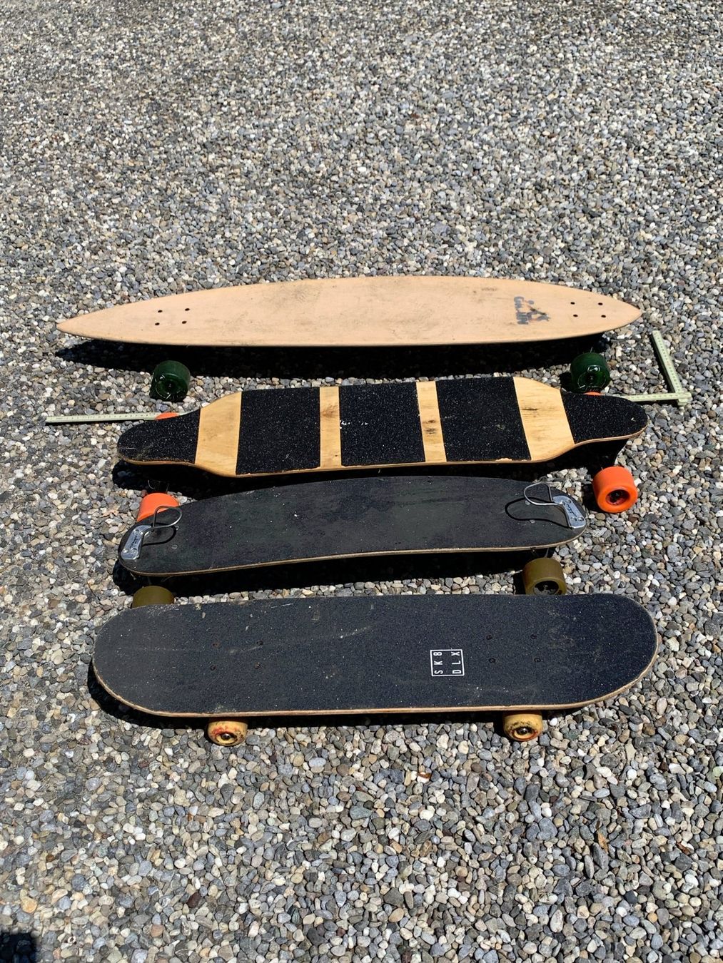 Skateboards: 4 Skateboards Longboards Cruiser – Gebraucht aus luzern von voromir