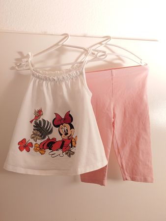 Set Minnie Mouse Top und Leggings, Grösse 104