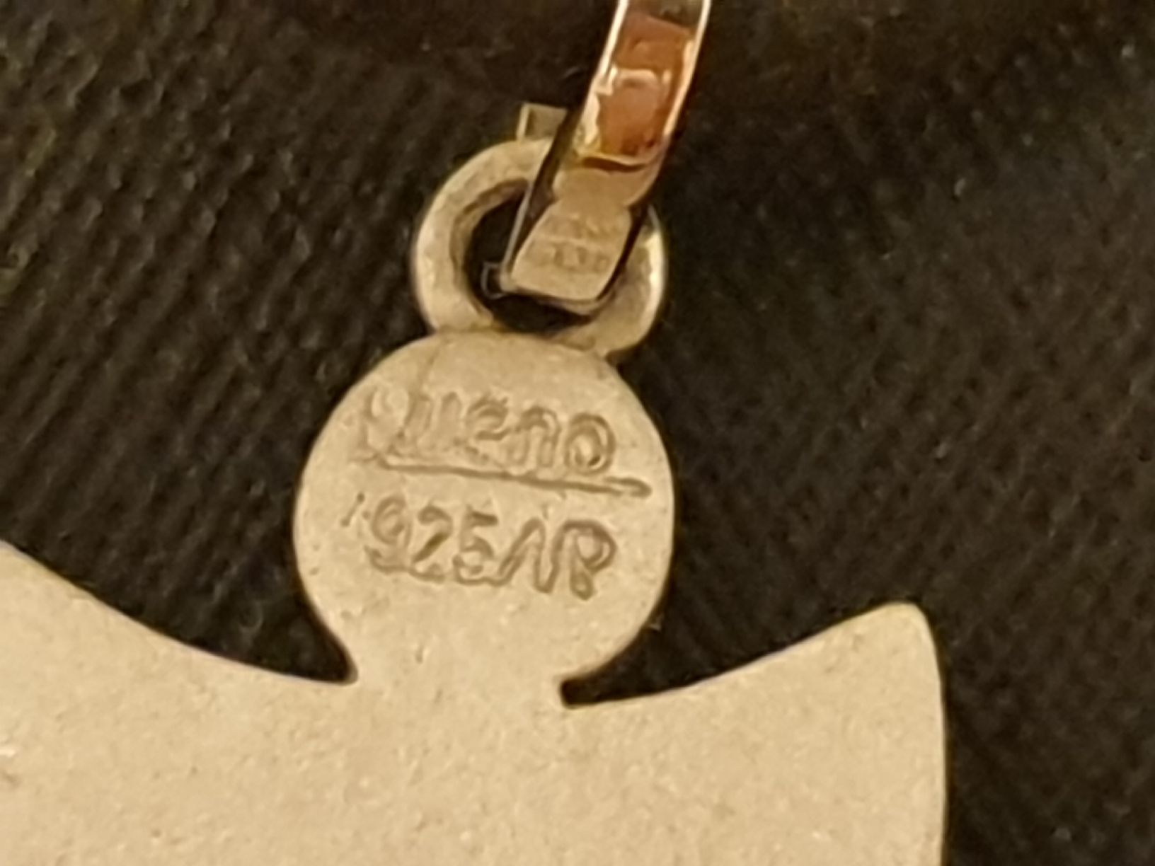 Anhänger: Pendentif argent&plaque or, 925, avec cordon – Neu (gemäss Beschreibung) aus Neuchâtel von Verenas12 4