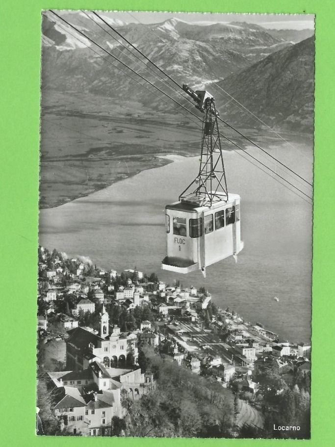 Ansichtskarten: Funivia Locarno - Orselina - Cardada – Gebraucht aus Zürich von t24_de
