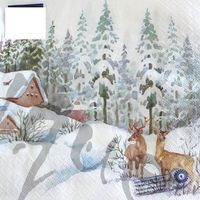 Serviette winter scene (1177) 2Stk.