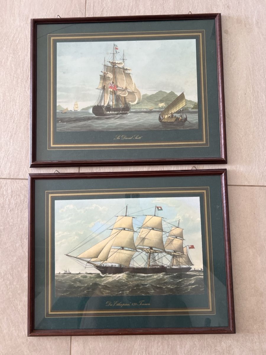 Foto & Immagini: 2 maritime Schiffsbilder Sir David Scott & Ethiopian – Usato da Bolligen venduto da Solina12