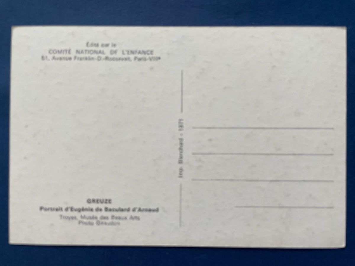 Cartoline postali: Alte Ansichtskarte Greuze Portrait Mädchen mit Katze – Usato da Neuhausen am Rheinfall venduto da Arielle55 1