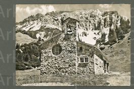 AK sw Malbun FL Friedenskapelle, Gamsgrat ≈ 1964