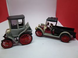 MINIALUXE !! sehr alt !! - 2 Modelle -leichter "Kunststoff"