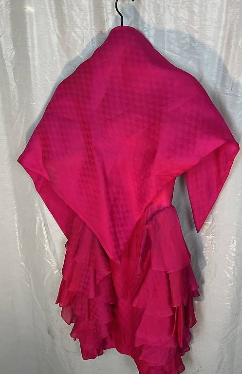 Kleider: Rotes Vintagkleid, Serge Le Page, ca. 60er oder 70er – Gebraucht aus Bern von daskannweg 5