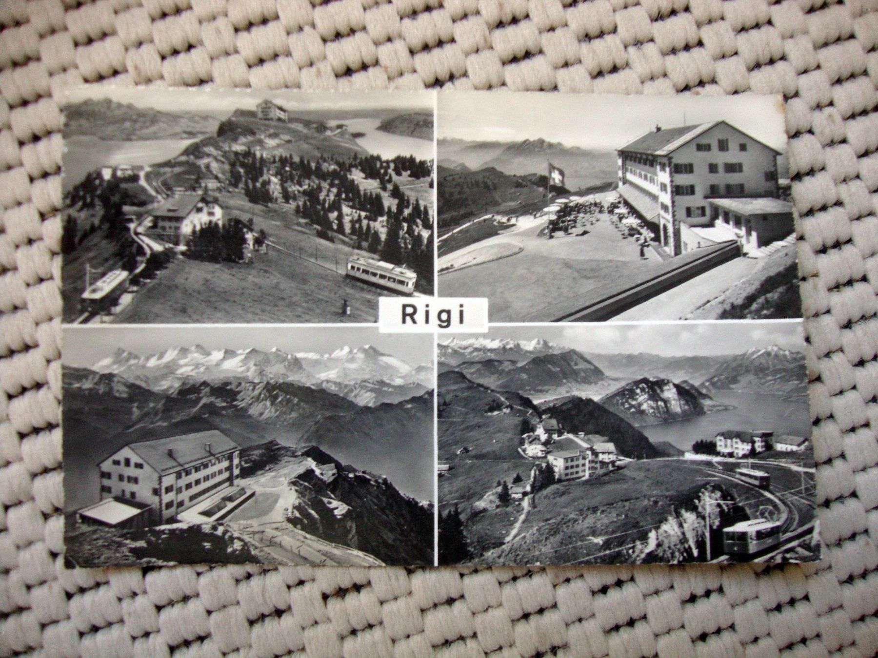 Cartoline postali: Rigi Kulm Panorame Ansichtskarte – Usato da Döttingen venduto da Kubuli1