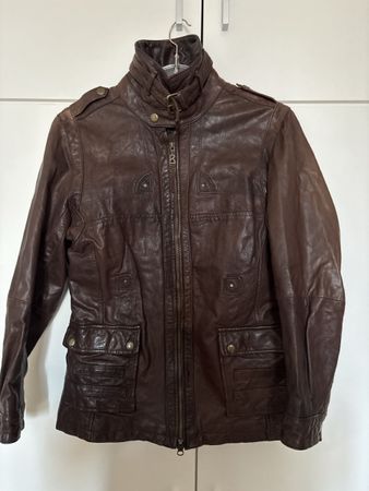 Lederjacke Bogner Jeans braun Grösse S Vintage Look