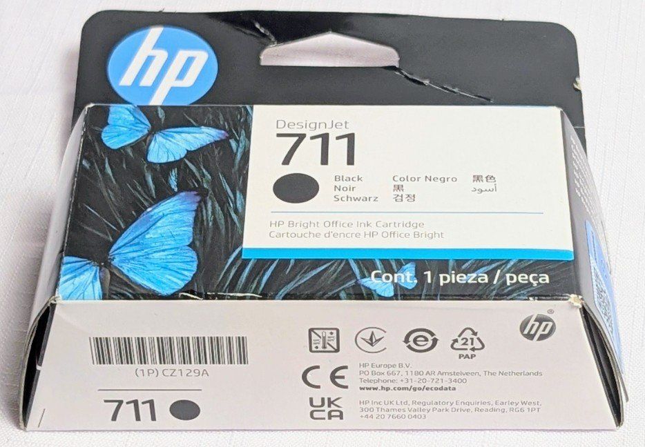 Hewlett Packard Druckerpatronen & Toner: HP 711 Tintenpatrone schwarz – Neu und originalverpackt aus Wängi von ABIZONE-86 1