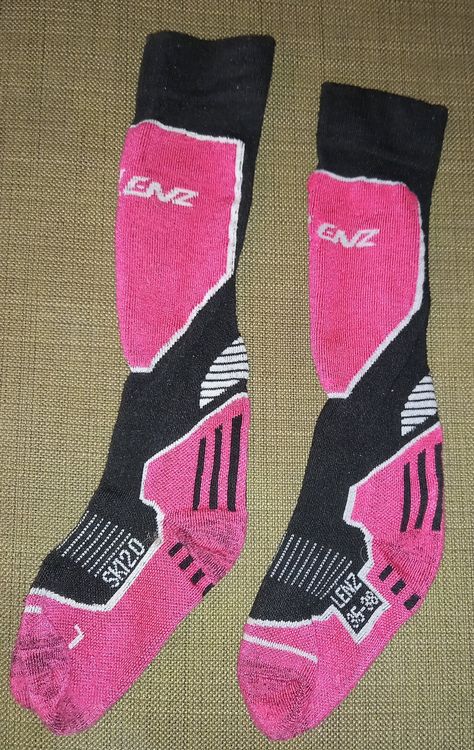Lenz Performance Quarter Tech Socken - Purple/Pink/Black 35-38