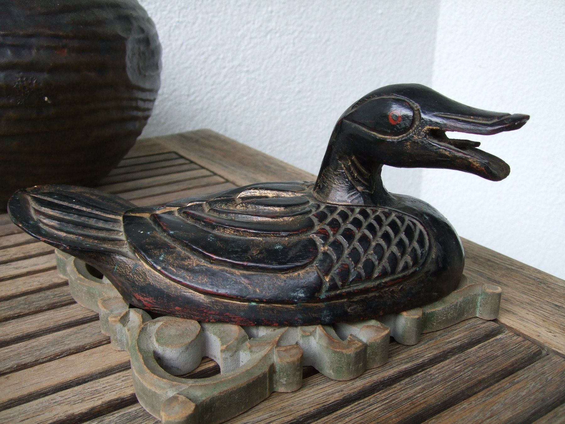 Figurines: Holzente / Lockente / Gartendekoration – D'occasion à Teufen ZH par Kaminta