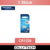 Renata CR1220 Lithium Knopfzellenbatterie - 1 Stk.