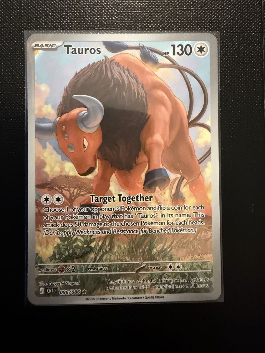 Pokémon Carte collezionabili: Tauros #096 CRI EN – Nuovo (secondo la descrizione) da Savigny venduto da Matgab94