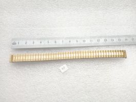 Elastisch Uhrenarmband 11 mm Anstoss, Gold Farbe Nr. 40