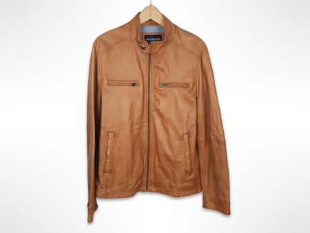 MC GREGOR Herren-Lederjacke Ocker Gr. 52