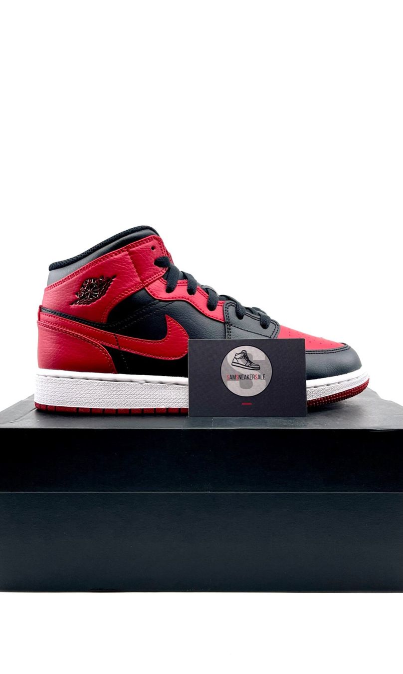 Jordan Scarpe da uomo: Jordan 1 Mid Banned Grösse EU 38.5 – Nuovo e nell'imballaggio originale da Küsnacht ZH venduto da SamSneakerSale 2