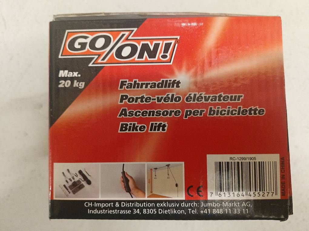 Fahrradhalterungen: Fahrradlift – Neu und originalverpackt aus Giubiasco von col_qd92 3