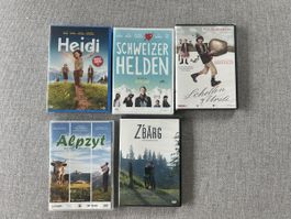 Schweizer DVD Film Heidi Schellen-Ursli Helden Z‘Bärg Alpzyt
