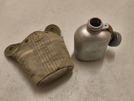 WW2 US M1910 Army Feldflasche Aluminium
