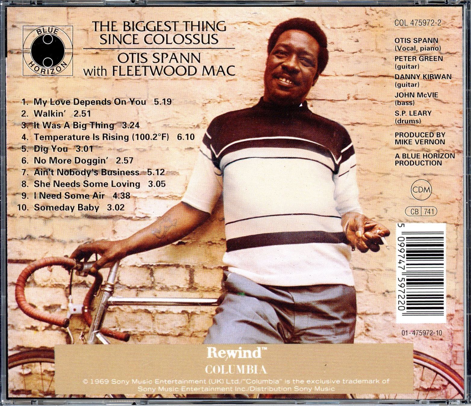 CDs: CD - OTIS SPANN The Biggest Thing Since Colossus – Neu (gemäss Beschreibung) aus Morges von evnocha3 7