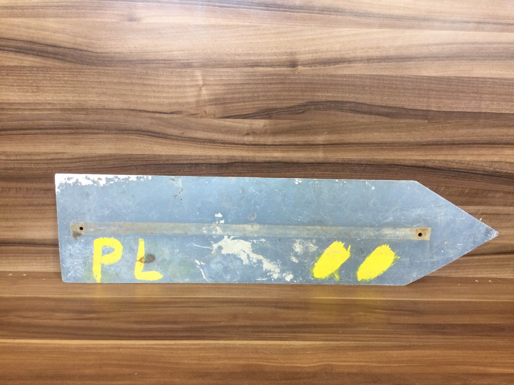 Schilder: Gebrauchtes Aluminium Schild Umleitung – Gebraucht aus Wangen SZ von kuriosum12 4