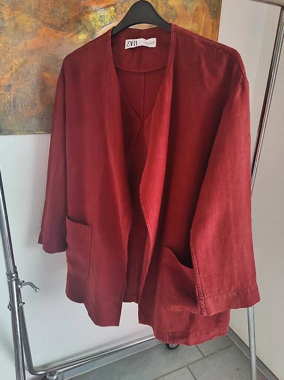 Zara Giacche: Veste rouge Zara Taille L – Usato da Etoy venduto da Ctrl0